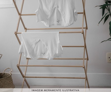 Varal Vertical Andares em Bambu Simplo | Westwing