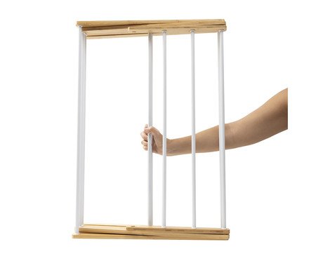 Varal Vertical Andares em Bambu Simplo Branco | Westwing