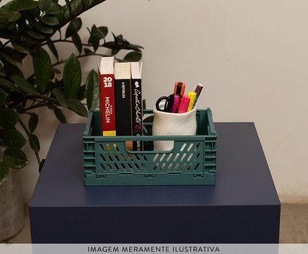 Caixa Organizadora Dobrável Oikos Verde Sálvia | Westwing