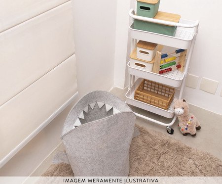 Cesto Infantil Tubarão Cinza | Westwing