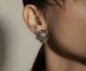 Brinco Nature Folhas Prata, silver or metallic | WestwingNow