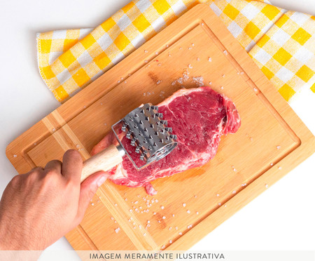 Rolo Amaciador de Carne em Inox Request | WestwingNow