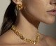 Brinco Nature Folhas Ouro, gold | WestwingNow