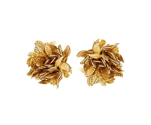 Brinco Nature Folhas Ouro, gold | WestwingNow