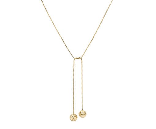 Colar Flora Longo Ouro, gold | WestwingNow