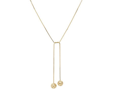 Colar Flora Longo Ouro