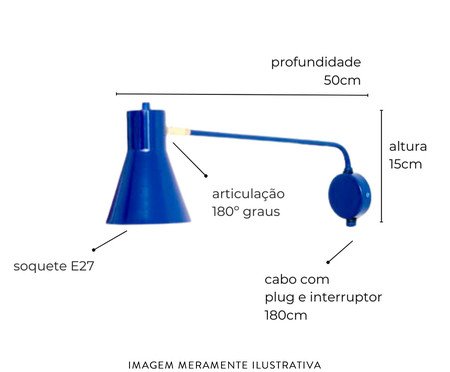 Arandela Eileen Collor Cinza | Westwing