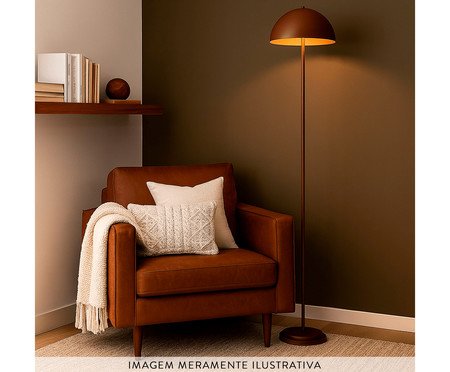 Luminária de Piso Komaco Marrom Corten | Westwing