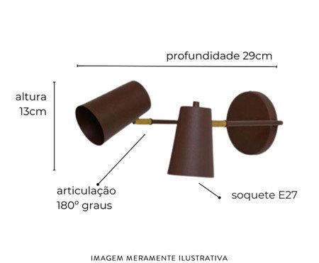 Arandela Anani Preta | Westwing