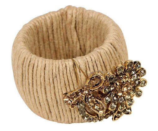 Anel para Guardanapo Jute Priss, Bege | WestwingNow