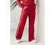 Calça Reta Em Moletinho Vermelho Classic, red | WestwingNow