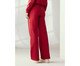 Calça Reta Em Moletinho Vermelho Classic, red | WestwingNow