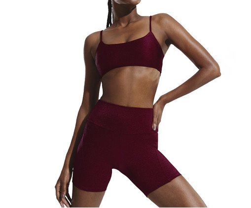 Top Alças Finas Duna Vinho Tech, red | WestwingNow