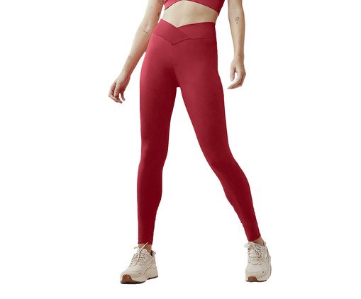 Calça Legging Blackout Cós Transpassado Vermelho Classic, red | WestwingNow