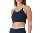 Top Cropped Canelado Bicolor Azul Marinho Dark e Off-White, blue | WestwingNow