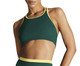 Top Cropped Canelado Bicolor Verde Malaquita E Amarelo, green | WestwingNow