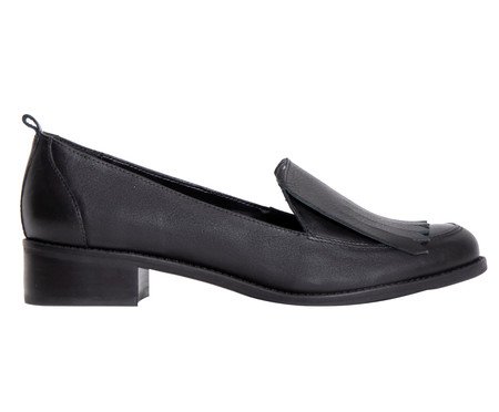 Loafer em Couro Girlboss Preto | Westwing