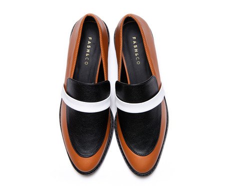 Loafer em Couro Sheer Caramelo | Westwing