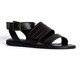Sandália em Couro Los Angeles Croco Preto, Preto | WestwingNow