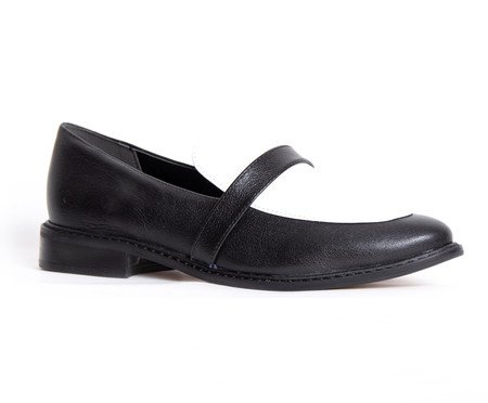 Loafer em Couro Sheer Preto | Westwing