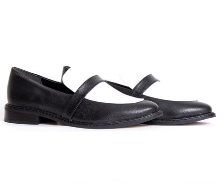 Loafer em Couro Sheer Preto | Westwing