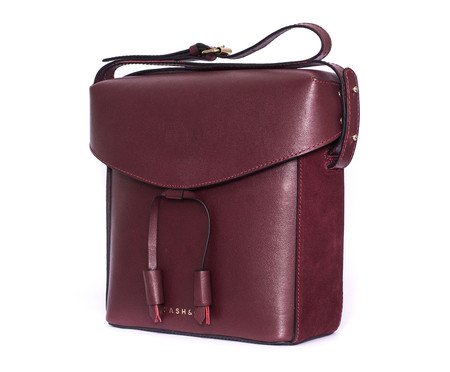 Bolsa em Couro Cosmopolitan Vinho | Westwing