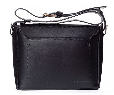 Bolsa em Couro Fringe Preto | Westwing