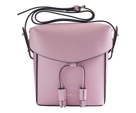 Bolsa Mini em Couro Cosmopolitan Rosa | Westwing