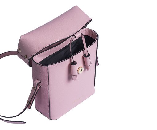 Bolsa Mini em Couro Cosmopolitan Rosa, Rosa | WestwingNow