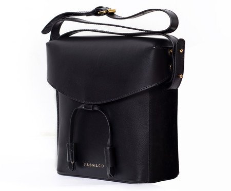 Bolsa em Couro Cosmopolitan Preto | Westwing