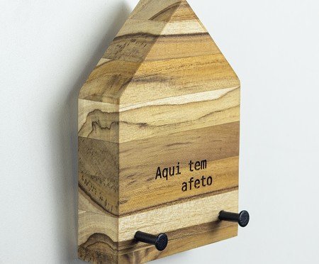 Porta-Chaves de Parede Casinha - Afeto | Westwing