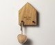 Porta-Chaves de Parede Casinha - Afeto, wood pattern | WestwingNow