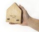 Porta-Chaves de Parede Casinha - Afeto, wood pattern | WestwingNow