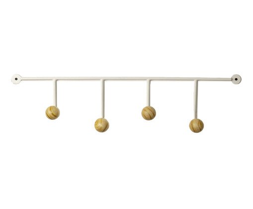Cabideiro de Parede Lapa Ball Branco, white | WestwingNow
