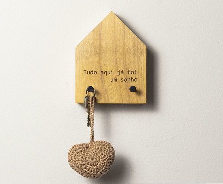 Porta-Chaves de Parede Casinha - Sonho | Westwing
