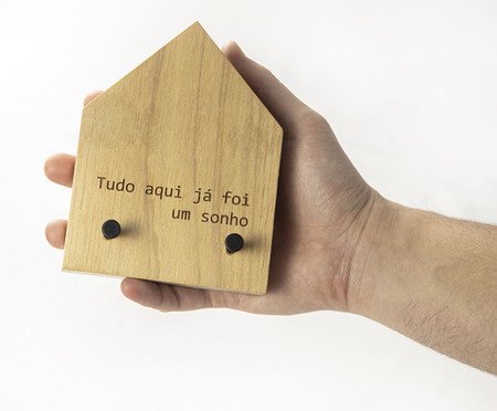 Porta-Chaves de Parede Casinha - Sonho | Westwing