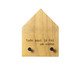 Porta-Chaves de Parede Casinha - Sonho, wood pattern | WestwingNow