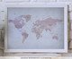 Poster Mapa Mundi Rose, Colorido | WestwingNow