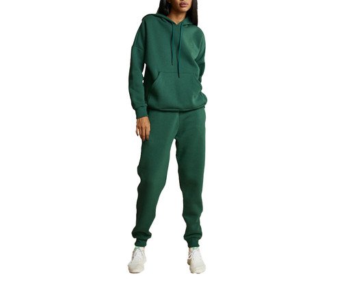 Calça de Moletom Oversized com Bolso Verde Malaquita, Verde | WestwingNow