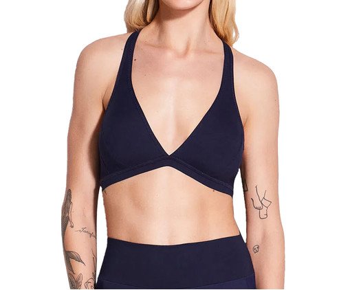 Top Bojo Triângulo Azul Marinho Dark, Azul | WestwingNow