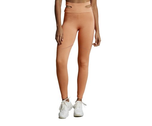 Calça Legging Recorte Cós Laranja Apricot Claro, Laranja | WestwingNow