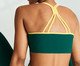 Top Cropped Canelado Bicolor Verde Malaquita e Amarelo, Verde | WestwingNow