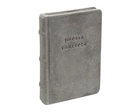 Livro Decorativo Poesia Concreta | Westwing