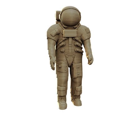 Miniatura Astronauta - Para Colorir