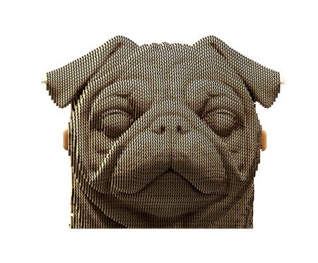 Miniatura Pug - Para Colorir