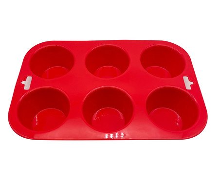 Forma para Cupcakes Vermelha