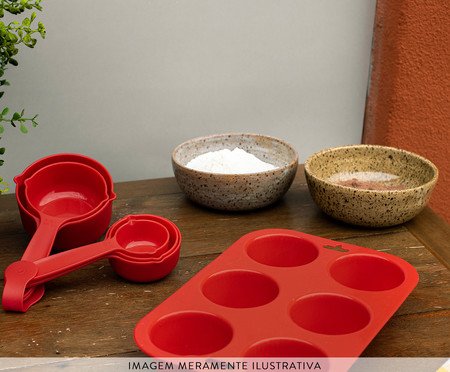 Forma para Cupcakes Vermelha | Westwing