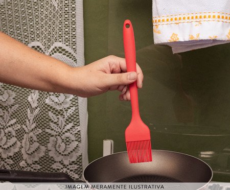 Píncel de Cozinha Mozcada Vermelho | Westwing