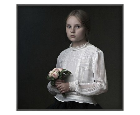 Quadro The Girl With The Flower -  Nicole Wells | Westwing