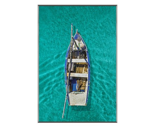 Quadro Água do Mar Canoa - Reinaldo Giarola, multicolor | WestwingNow